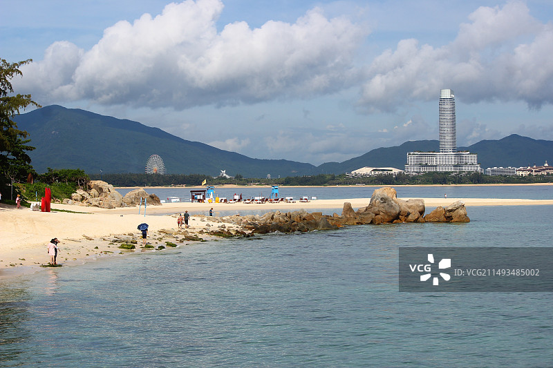 海南省三亚市蜈支洲岛图片素材