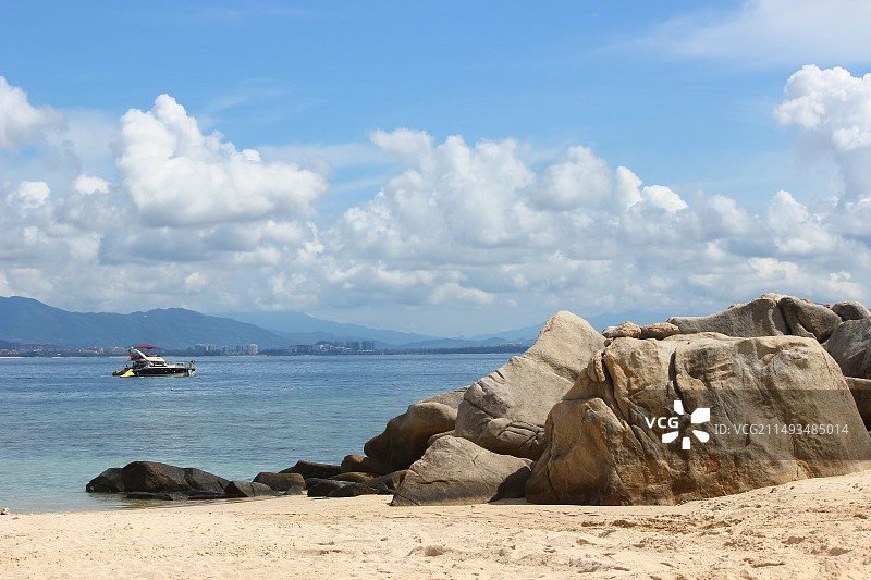 海南省三亚市蜈支洲岛图片素材