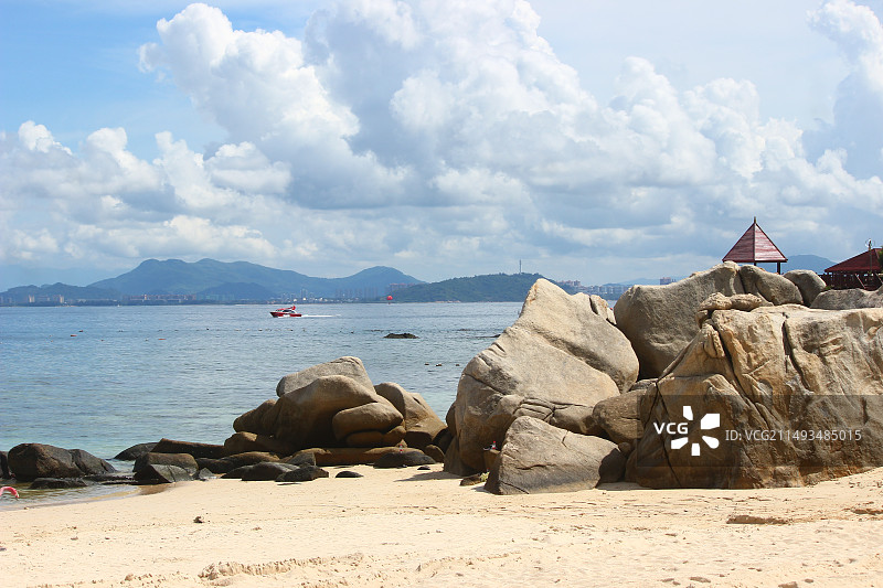 海南省三亚市蜈支洲岛图片素材