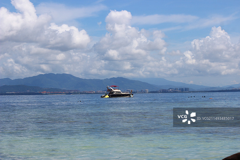 海南省三亚市蜈支洲岛图片素材