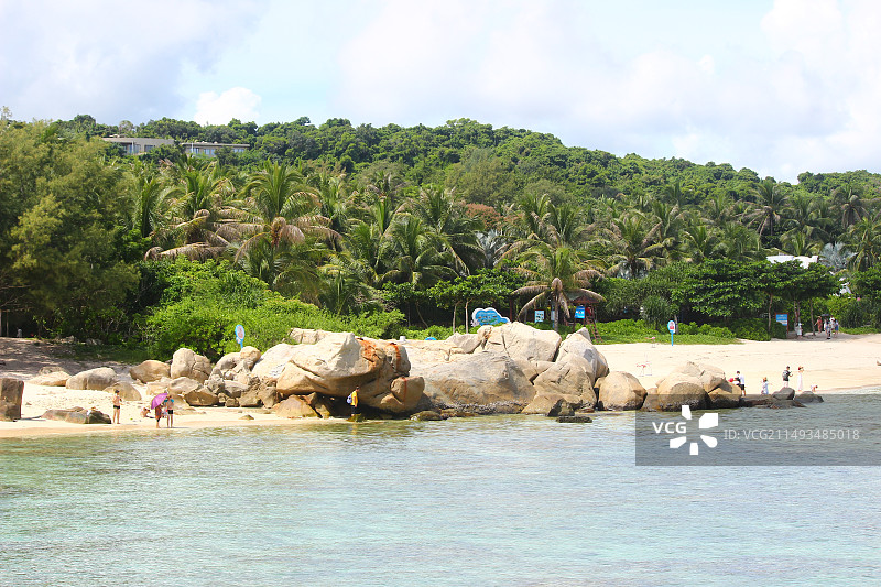 海南省三亚市蜈支洲岛图片素材