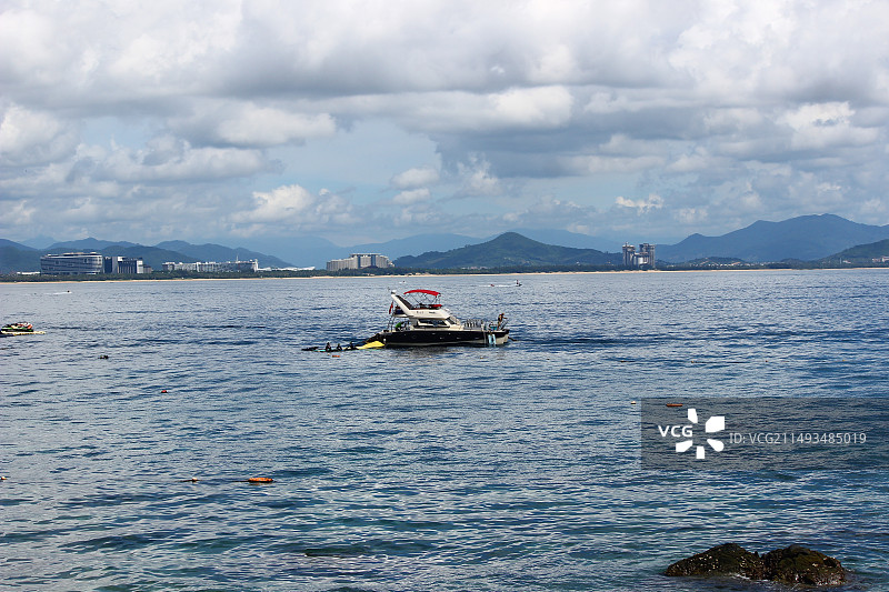 海南省三亚市蜈支洲岛图片素材