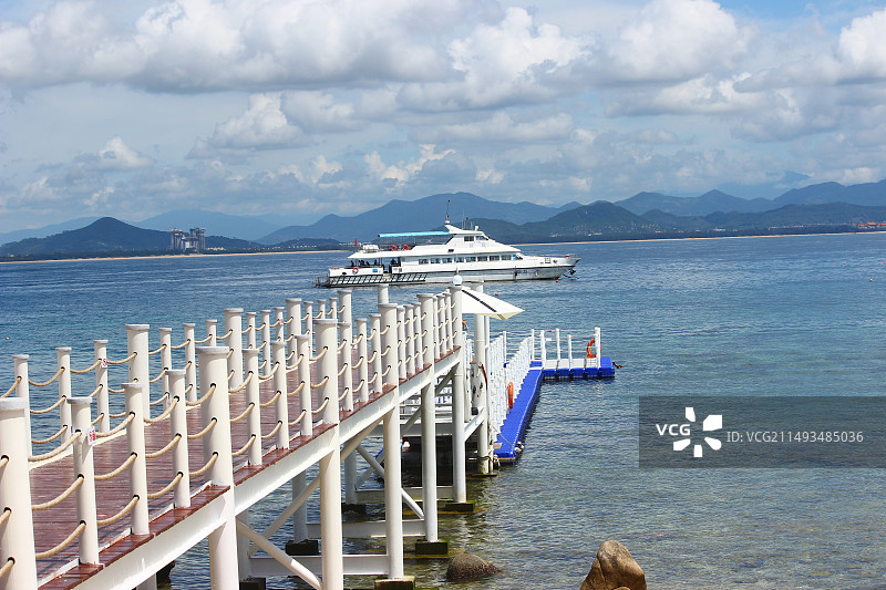 海南省三亚市蜈支洲岛图片素材