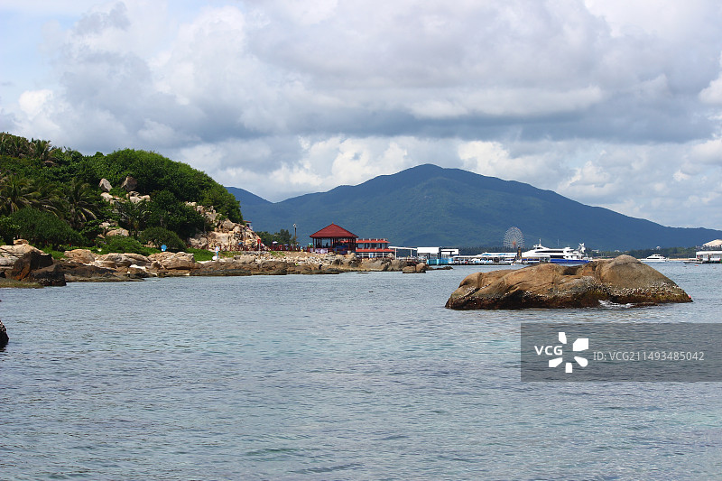 海南省三亚市蜈支洲岛图片素材