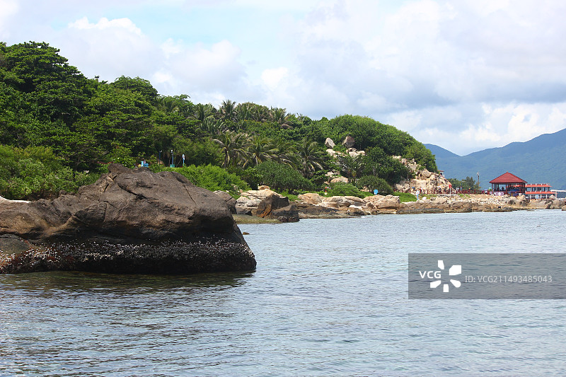 海南省三亚市蜈支洲岛图片素材