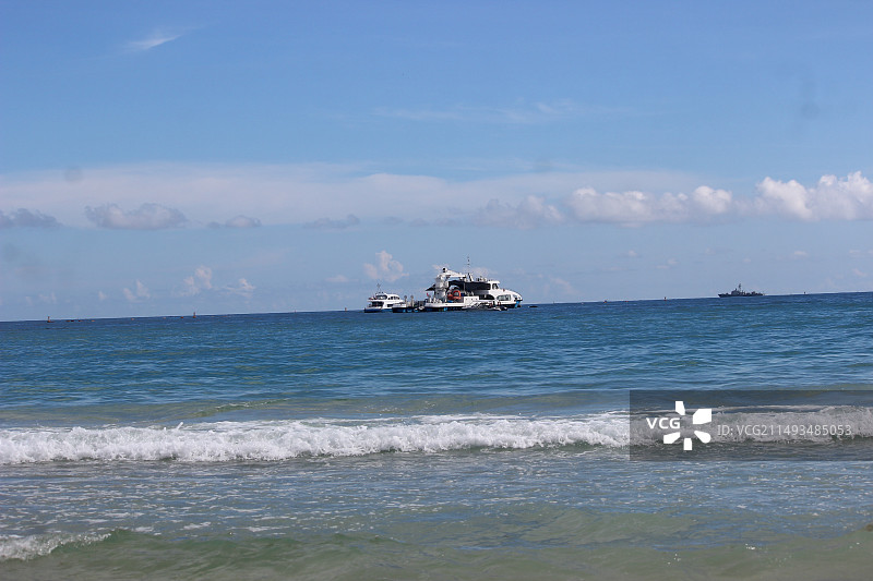 海南省三亚市蜈支洲岛图片素材