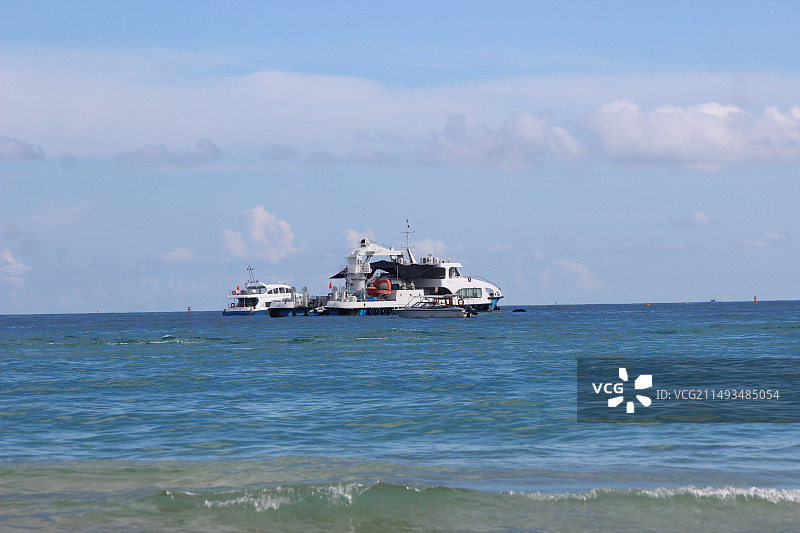 海南省三亚市蜈支洲岛图片素材