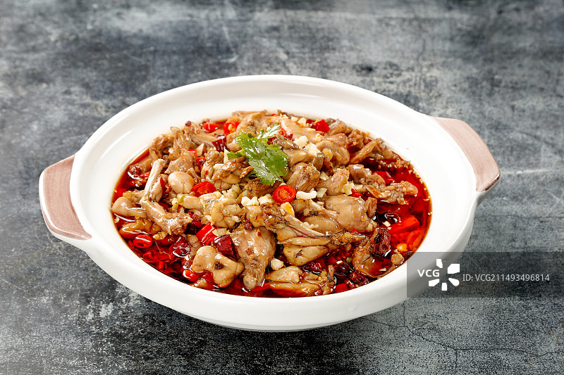 鲜椒牛蛙图片素材