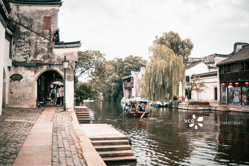 南浔古镇百间楼风光图片素材