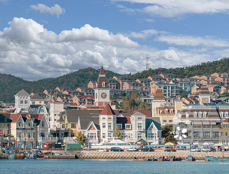 大连渔人码头图片素材