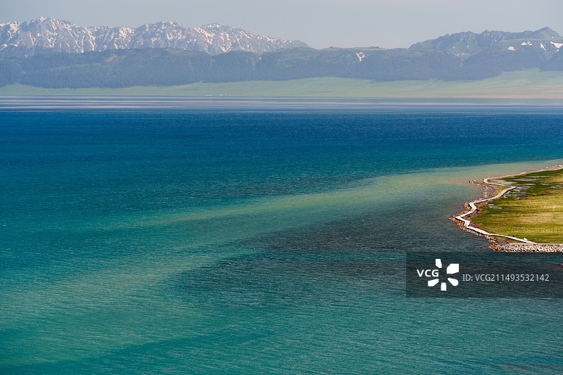赛里木湖图片素材