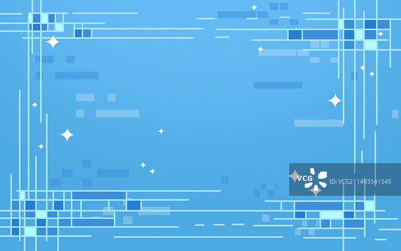 蓝色抽象马赛克背景图片素材