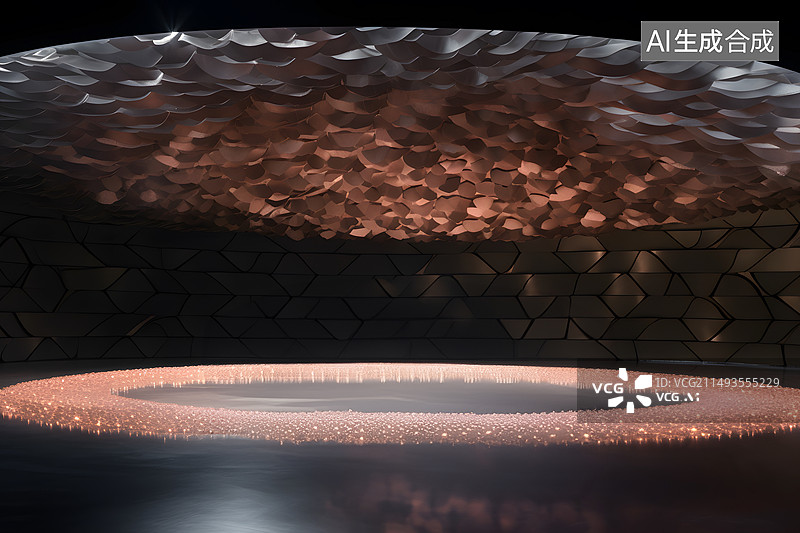 【AI数字艺术】抽象室内空间留白背景图图片素材