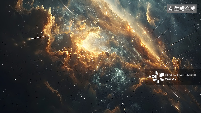 【AI数字艺术】梦幻太空宇宙星云图片素材