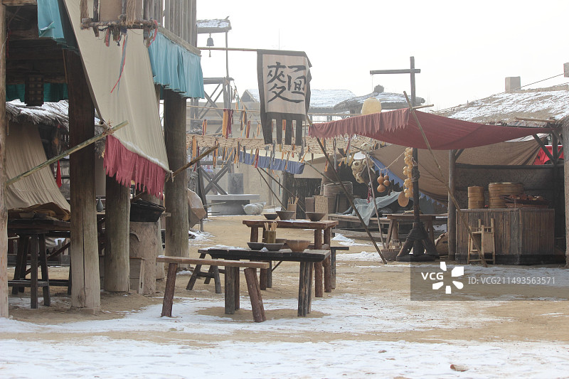 宁夏银川市镇北堡西部影城图片素材