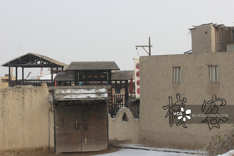 宁夏银川市镇北堡西部影城图片素材