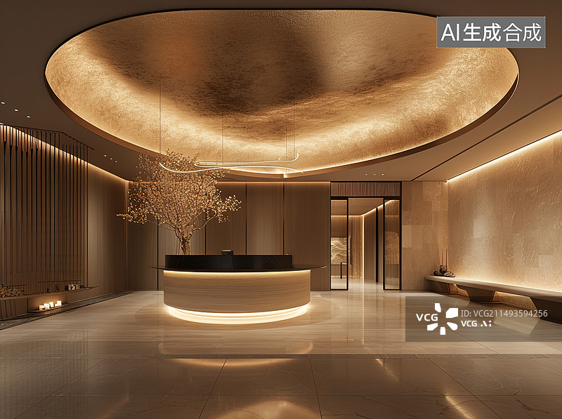 【AI数字艺术】室内空间建筑结构图片素材