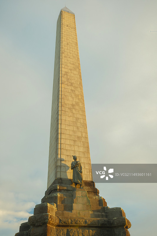 新西兰奥克兰一树山方尖碑地标雕塑建筑图片素材