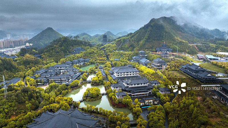 浙江衢州开化根宫佛国景区图片素材
