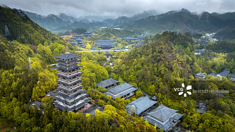 浙江衢州开化根宫佛国景区图片素材