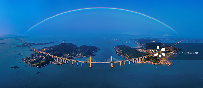 平潭海峡公铁大桥图片素材