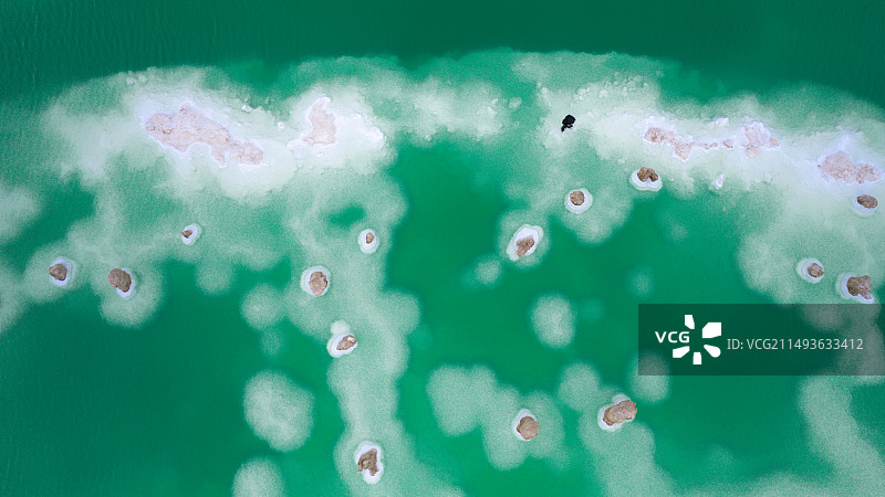 青海盐湖，察尔汗盐湖图片素材