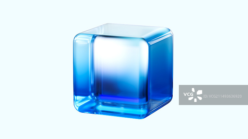 玻璃透明蓝色图片素材