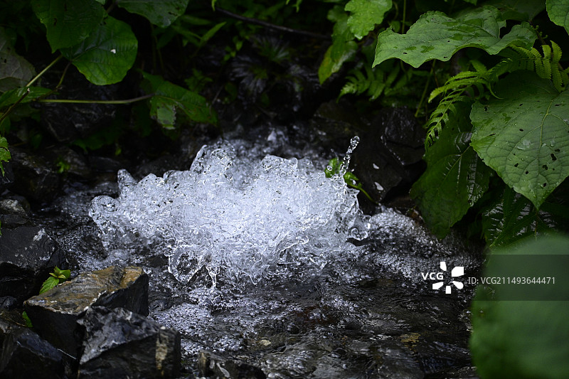 喷涌的泉水图片素材