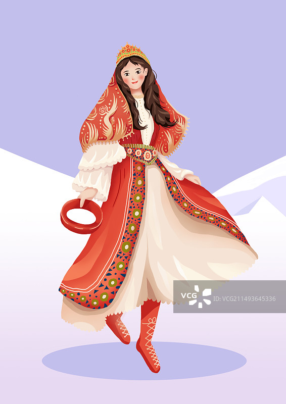 维吾尔族美女、新疆美女图片素材