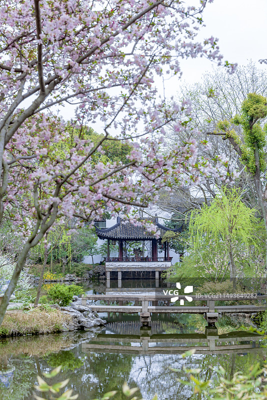 拙政园芙蓉榭图片素材