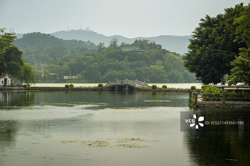 惠州西湖，东坡园，苏堤，国家级风景名胜区，5A级风景名胜区图片素材
