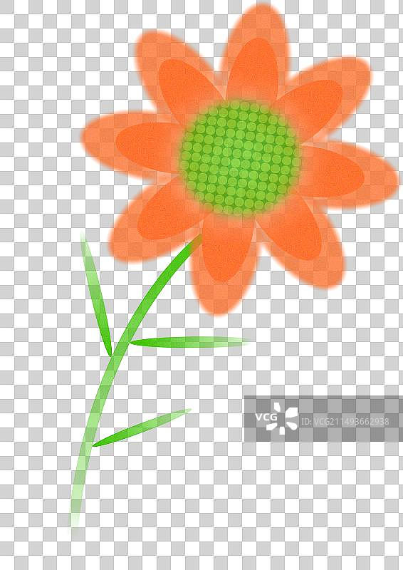 弥散风花朵植物动物元素图片素材