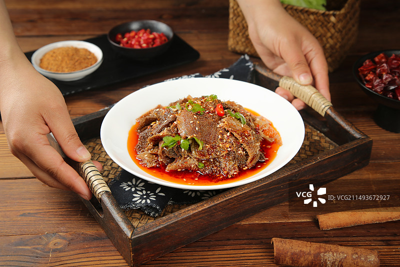 冷吃毛肚图片素材