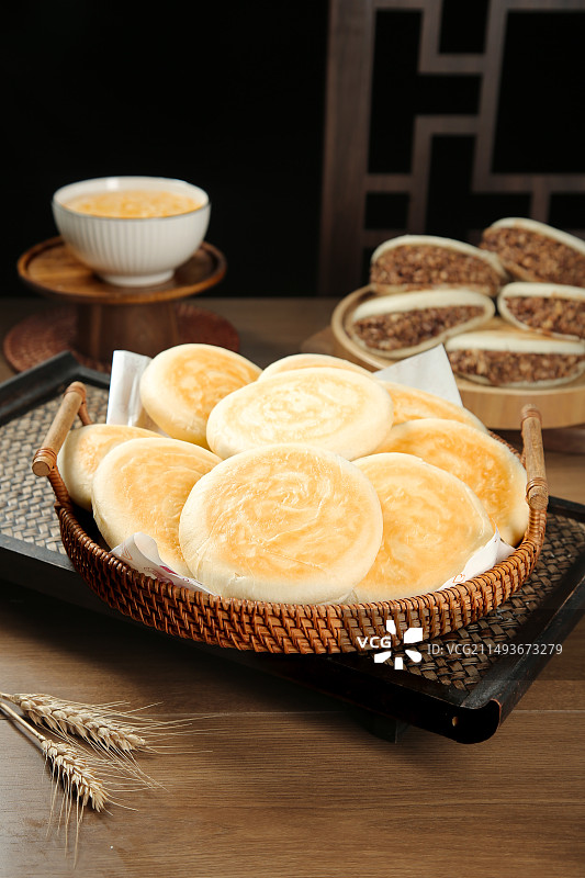 白吉馍图片素材