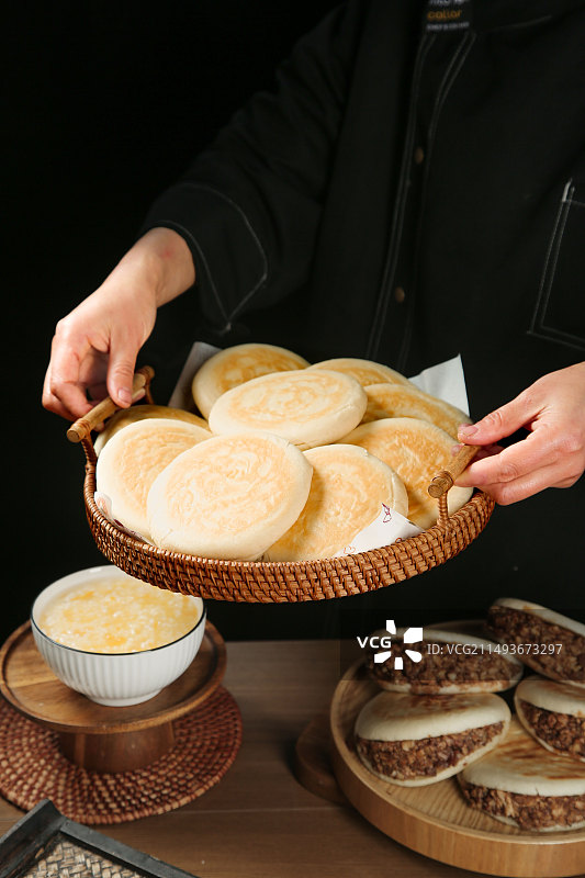 白吉馍图片素材