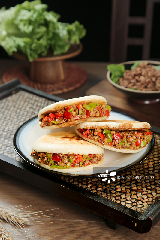 肉夹馍图片素材