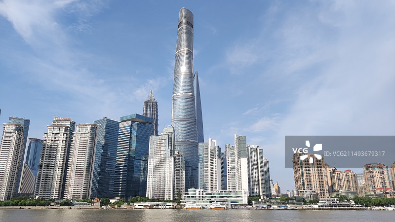 浦江游览船拍图片素材