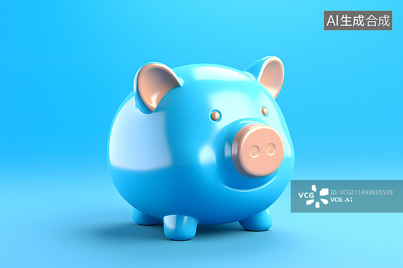 【AI数字艺术】存钱罐图片素材