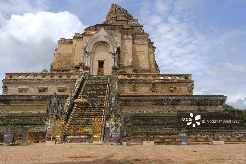 泰国清迈契迪龙寺图片素材