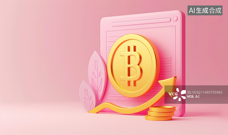 【AI数字艺术】彩色背景下的美元符号和硬币的特写镜头图片素材