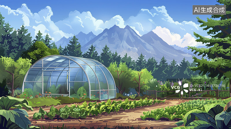 【AI数字艺术】：世界园艺博览会“”图片素材