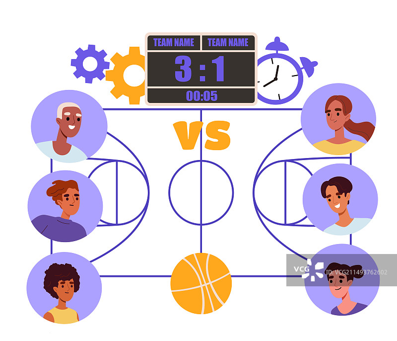 运动篮球比赛图片素材
