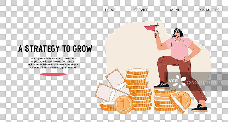 在事业和商业上取得成功图片素材