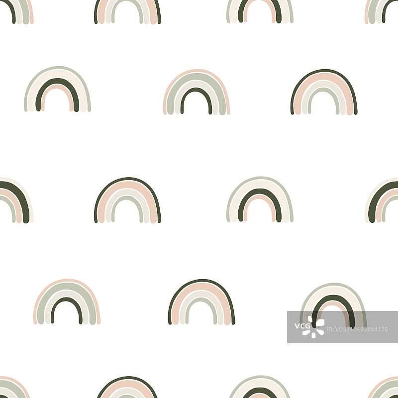 波西米亚风格彩虹图案图标素材图片素材