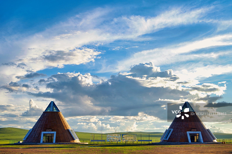 鄂温克民族建筑图片素材