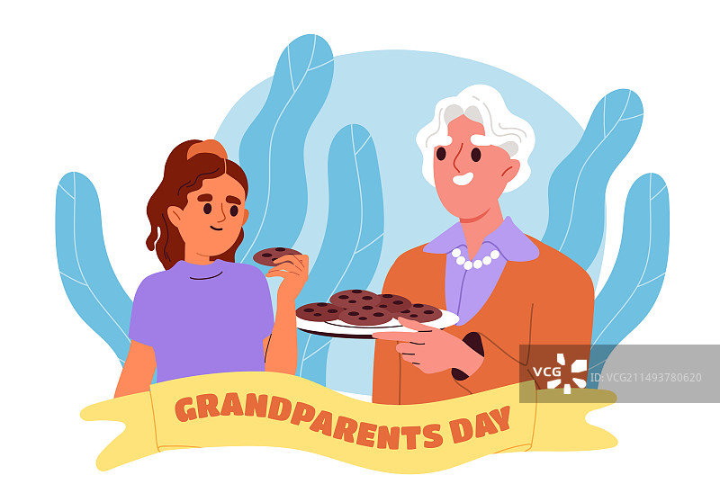 祖父母节海报图片素材