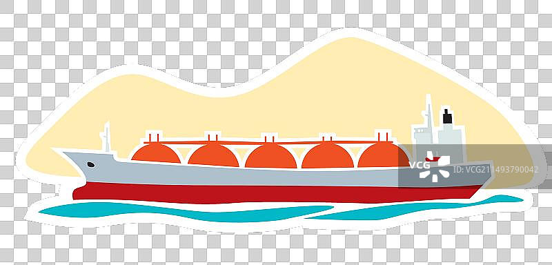 液化天然气运输船图片素材