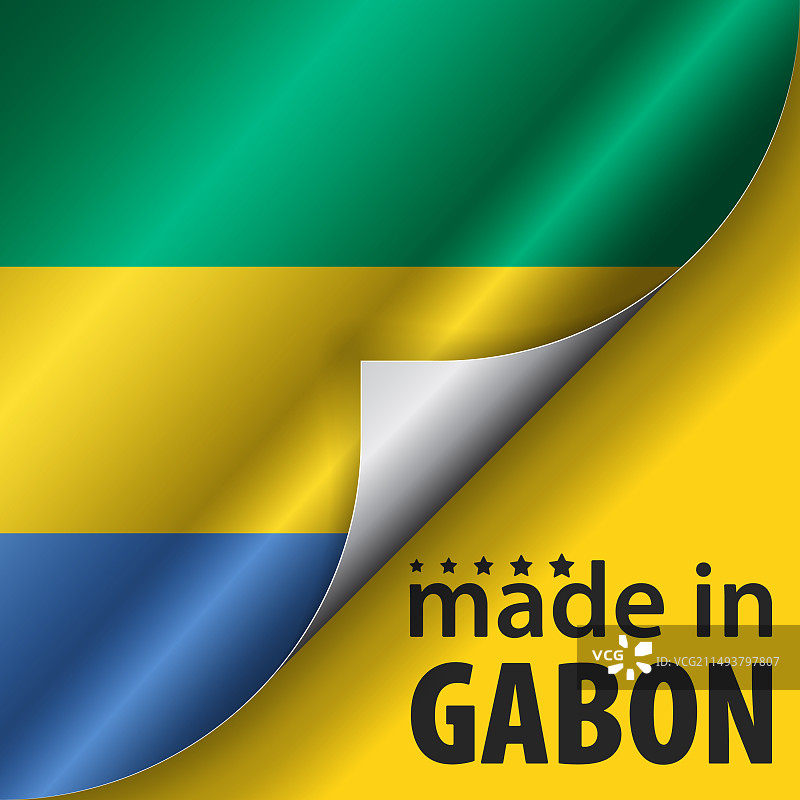 加蓬制造图形标签图片素材