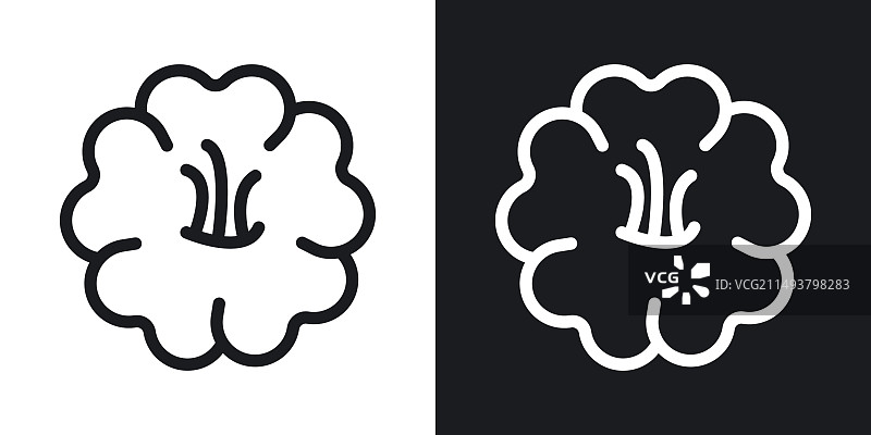 夏威夷芙蓉花图标合集图片素材