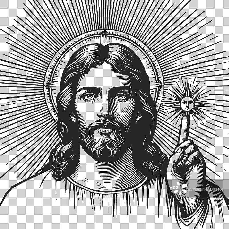 耶稣基督圣经人物图片素材